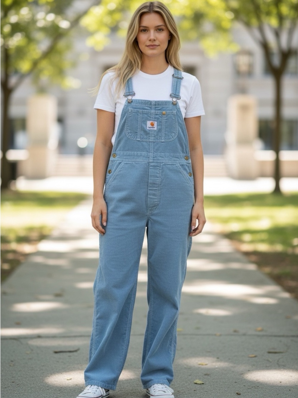 🫶🏻 Lee Vintage Corduroy Light Blue Overalls